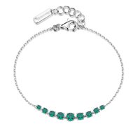 Armband Brosway Dame FANCY LIFE GREEN in Silber Cubic Zirconia FLG132